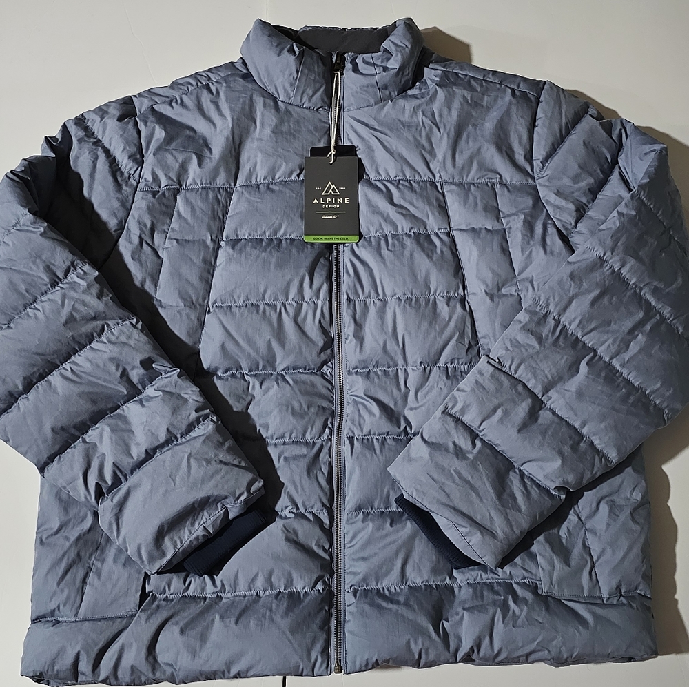 NWT XL Alpine Design MAD Down Puffer Smokey Slate Size XL